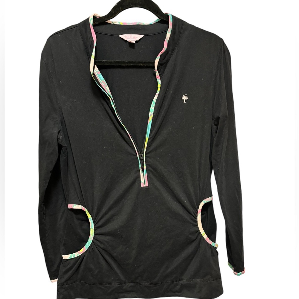 LILLY PULITZER women’s‎ size large Athletic 1/2 zip jacket